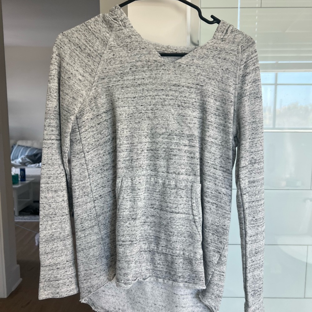 Gray Hooded Sweatshirt